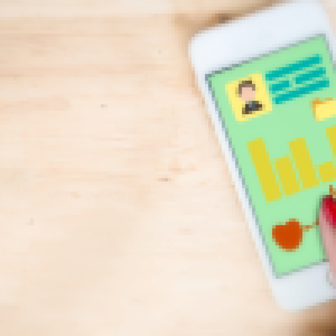 Photo of cellphone app for UArizona Health Check.