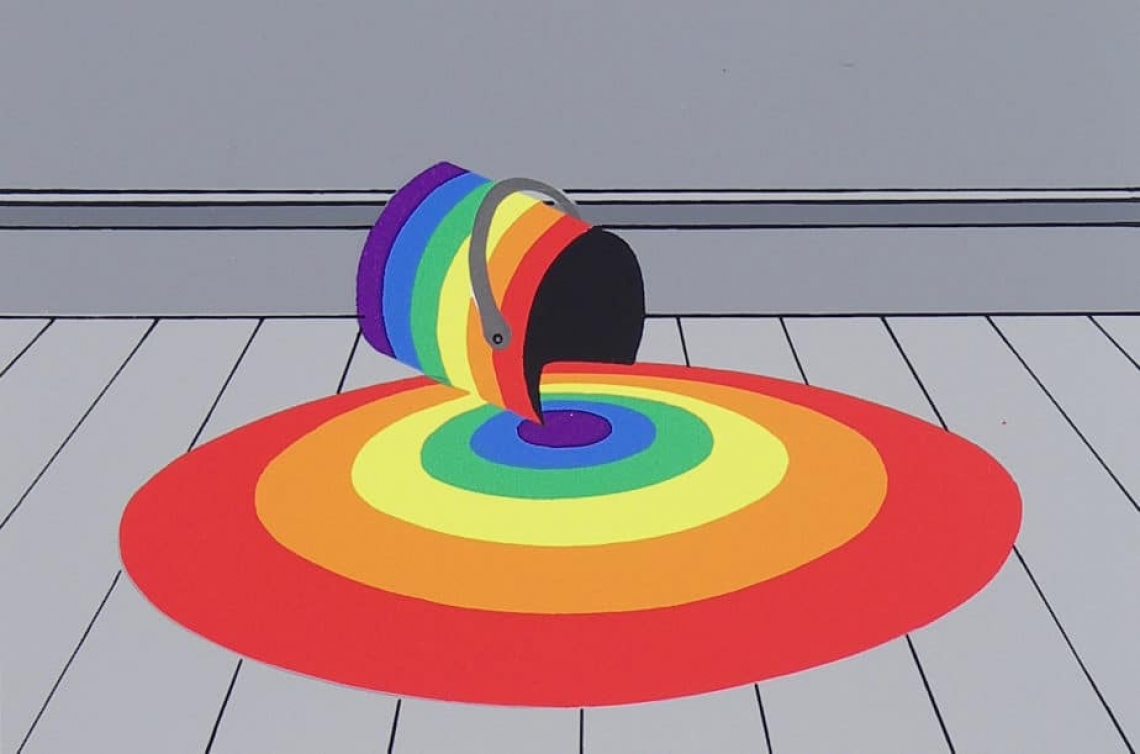 rainbow paint