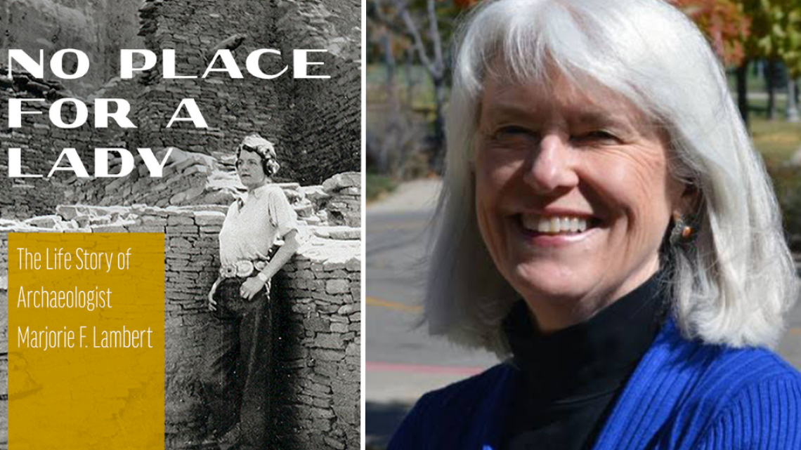 UA Press author Shelby Tisdale and her book, No Place for a Lady