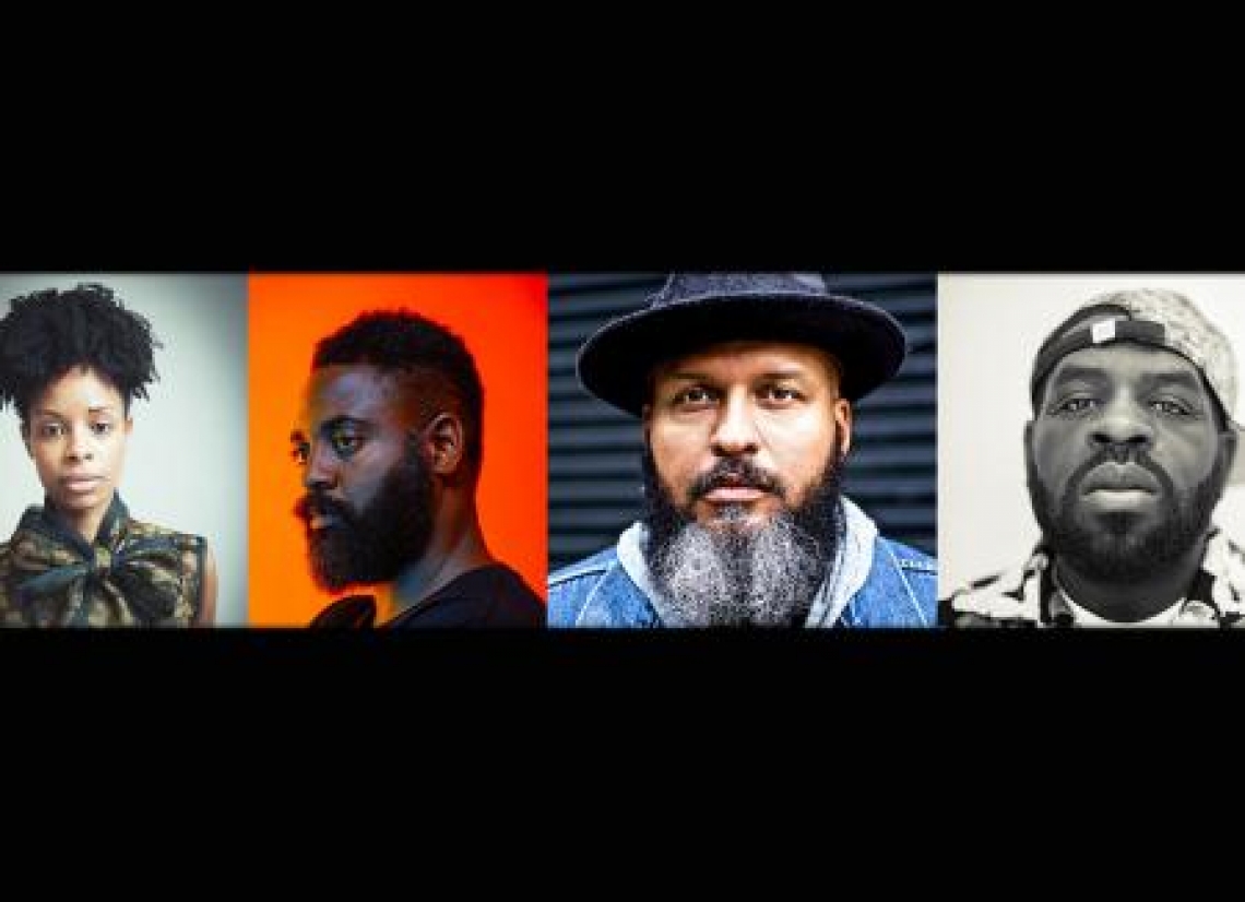 Nicole Sealey, Dwayne Betts, John Murillo and Hanif Abdurraqib