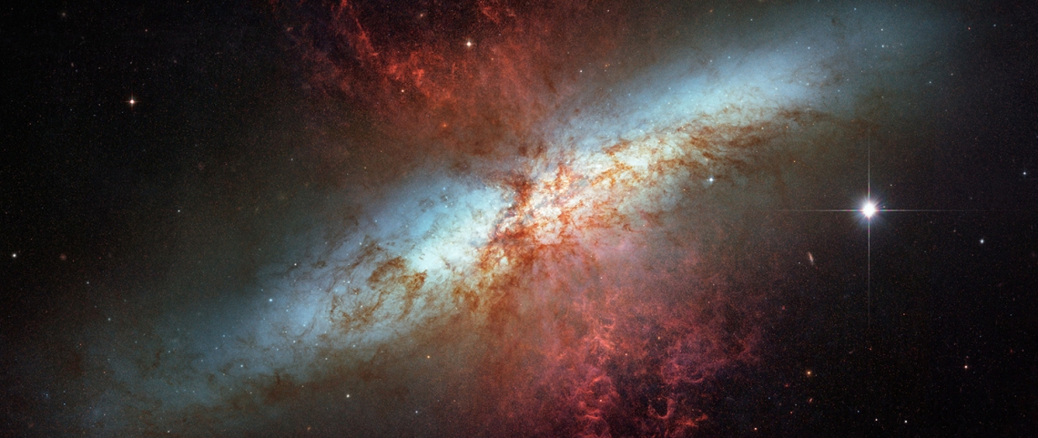 Hubble image of the Cigar Galaxy Hubble image of the Cigar Galaxy