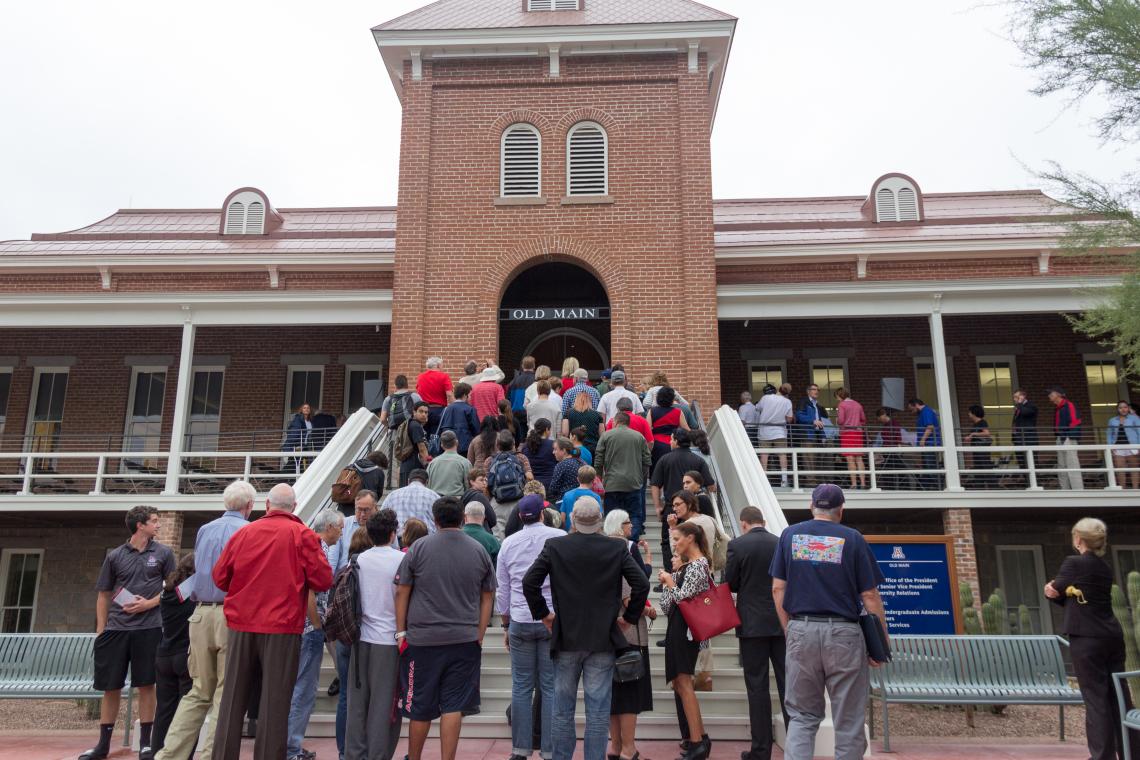 The newly restored and renovated Old Main received several awards in the month of May. Rodney Mackey, associate director of Planning Design and Construction at the UA, said working on the building was a powerful experience. "It's a great final product, an The newly restored and renovated Old Main received several awards in the month of May. Rodney Mackey, associate director of Planning Design and Construction at the UA, said working on the building was a powerful experience. "It's a great final product, an