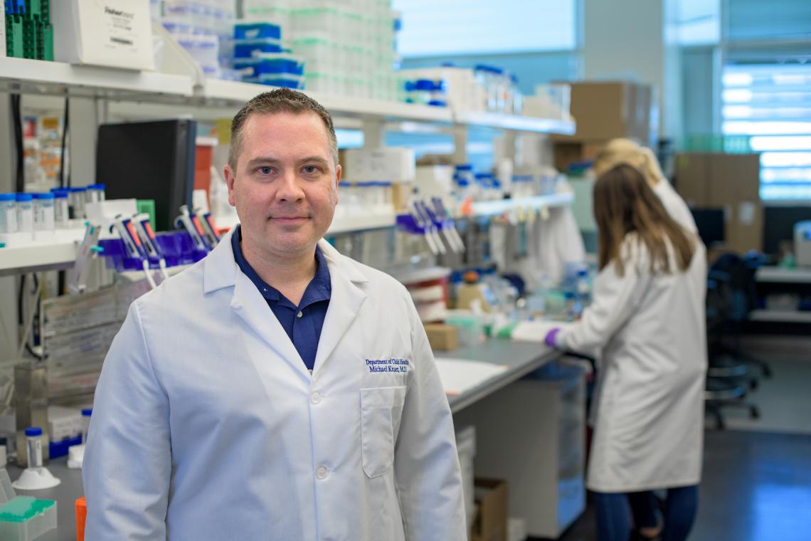 Dr. Michael Kruer, an associate professor of neurology and child health, has received a $3 million grant from the National Institutes of Health for his project, "Genomic insights into the neurobiology of cerebral palsy." Dr. Michael Kruer, an associate professor of neurology and child health, has received a $3 million grant from the National Institutes of Health for his project, "Genomic insights into the neurobiology of cerebral palsy."