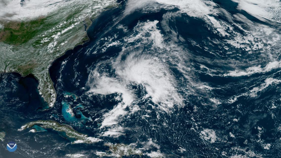 Subtropical Storm Andrea, which formed on the evening of May 20, is this year's first named storm. The UA forecasting model predicts a total of 16 named storms this year. Subtropical Storm Andrea, which formed on the evening of May 20, is this year's first named storm. The UA forecasting model predicts a total of 16 named storms this year.