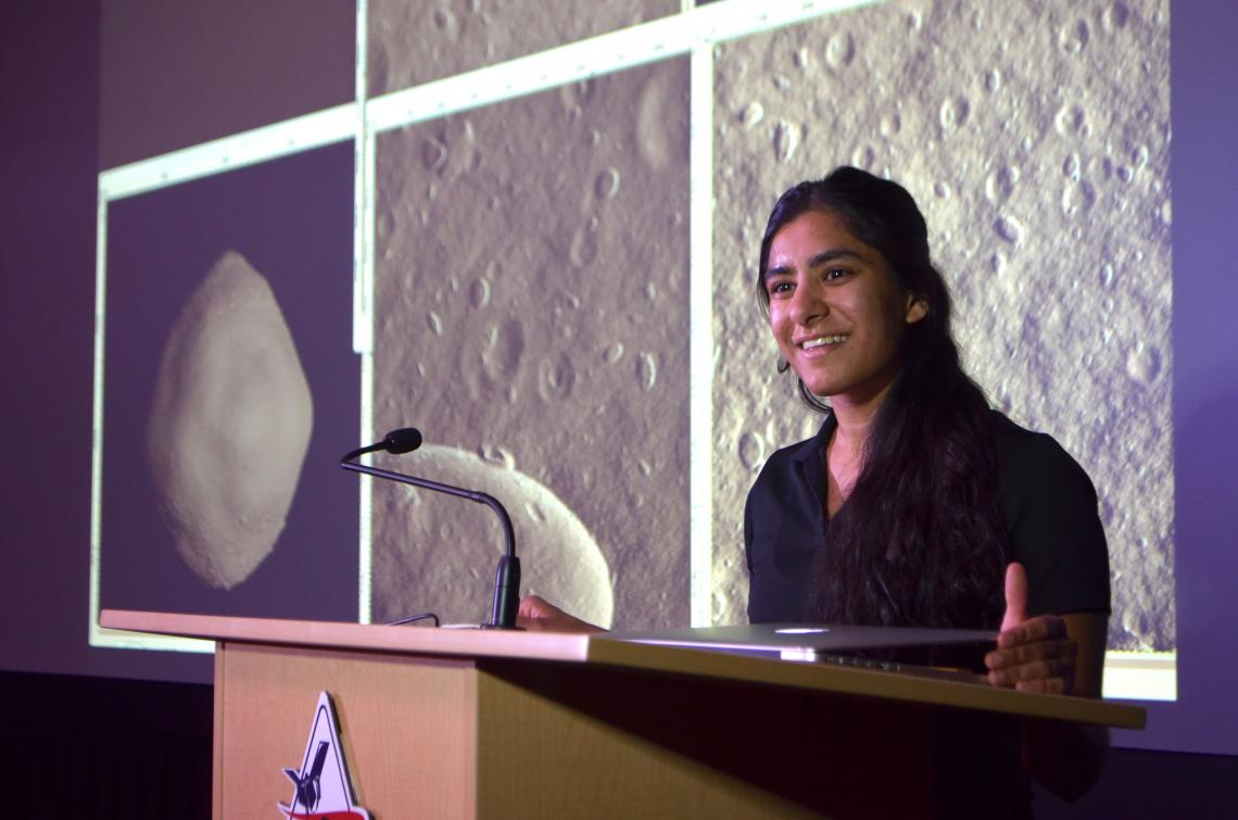 As an undergraduate, Namrah Habib served as an image processing intern for NASA's OSIRIS-REx mission at the UA. As a Churchill Scholar, she will collaborate with students from the United Kingdom as she pursues a master's degree at the University of Cambri