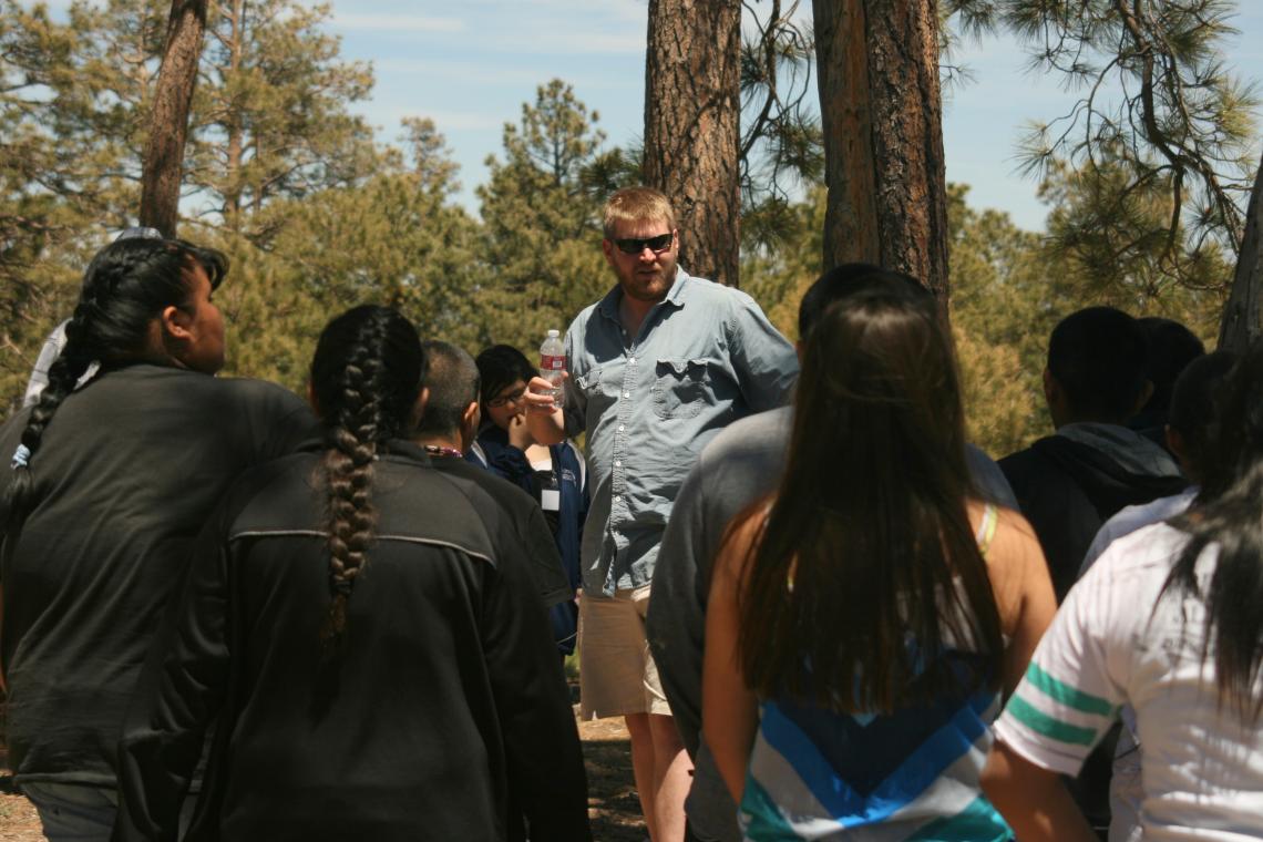 For the Walatowa High Charter School students, benefits of the recent UA excursion were manifold: Students were introduced to Arizona state universities, informed about UA fire ecology research around their home communities and learned about fire ecology 