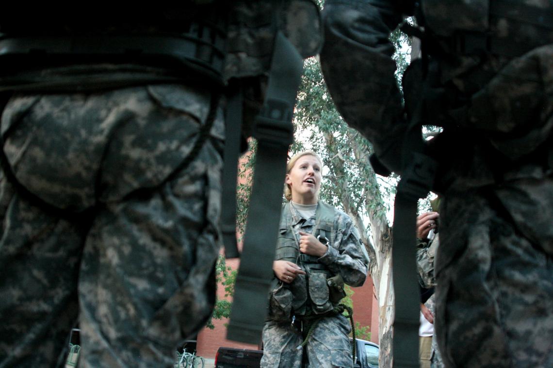 UA mechanical engineering senior Maurissa Wortham served as the UA Reserve Officers' Training Corps Ranger Challenge Team captain. In a a male-dominated sport, the UA team also has "a strong female presence," she said. "We're not used to seeing that." UA mechanical engineering senior Maurissa Wortham served as the UA Reserve Officers' Training Corps Ranger Challenge Team captain. In a a male-dominated sport, the UA team also has "a strong female presence," she said. "We're not used to seeing that."
