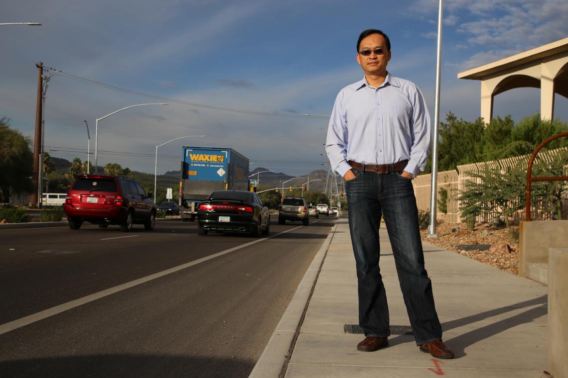 Metropia technology inventor and UA faculty member Yi-Chang Chiu. Metropia technology inventor and UA faculty member Yi-Chang Chiu.