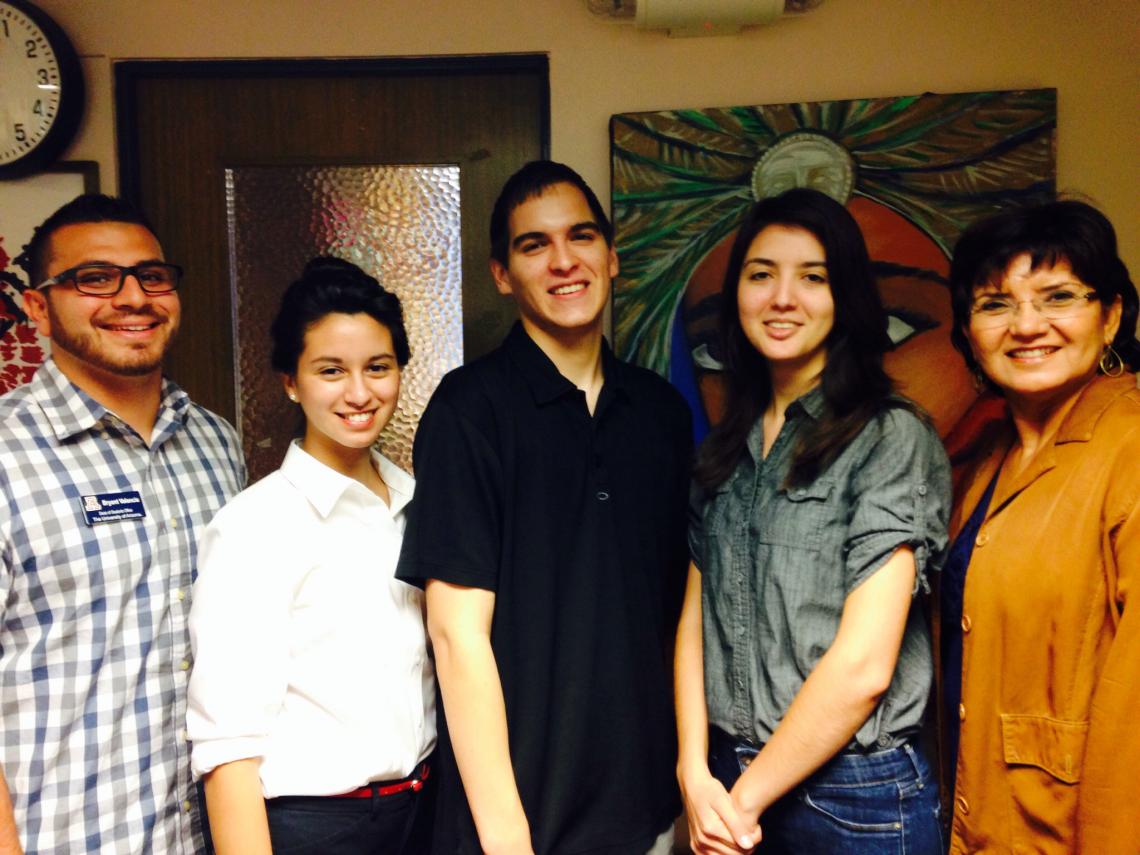 UA College of Education assistant dean Sara Chavarria and Ronald Marx, dean of the college, speak to the purpose of the University's first Upward Bound program. Slated to begin in the fall, the program will help improve education access and degree attainm UA College of Education assistant dean Sara Chavarria and Ronald Marx, dean of the college, speak to the purpose of the University's first Upward Bound program. Slated to begin in the fall, the program will help improve education access and degree attainm