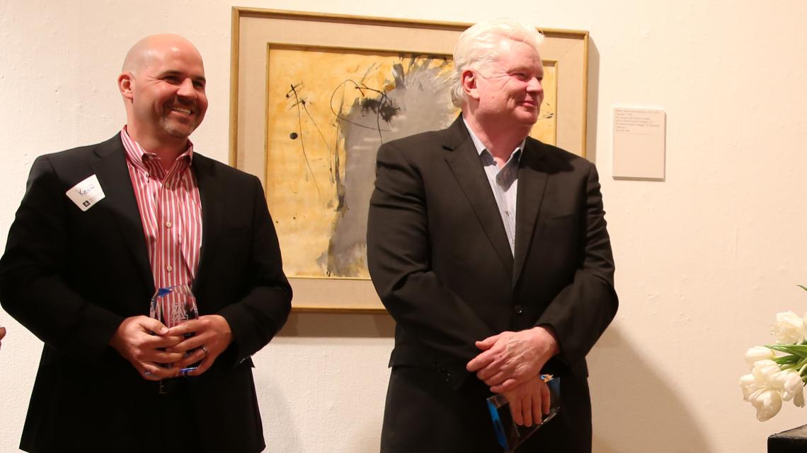 Kevin Boesen and Fletcher McCusker at TLA's first awards event in 2014 Kevin Boesen and Fletcher McCusker at TLA's first awards event in 2014