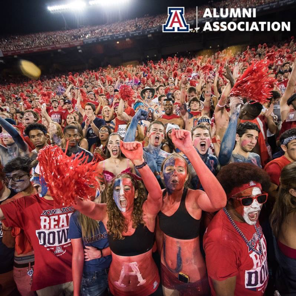 Leah Kaplan let her school spirit show at UA football games. Leah Kaplan let her school spirit show at UA football games.