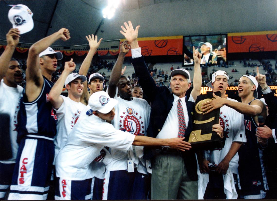 The UA men's basketball team won the national tournament in 1997. 