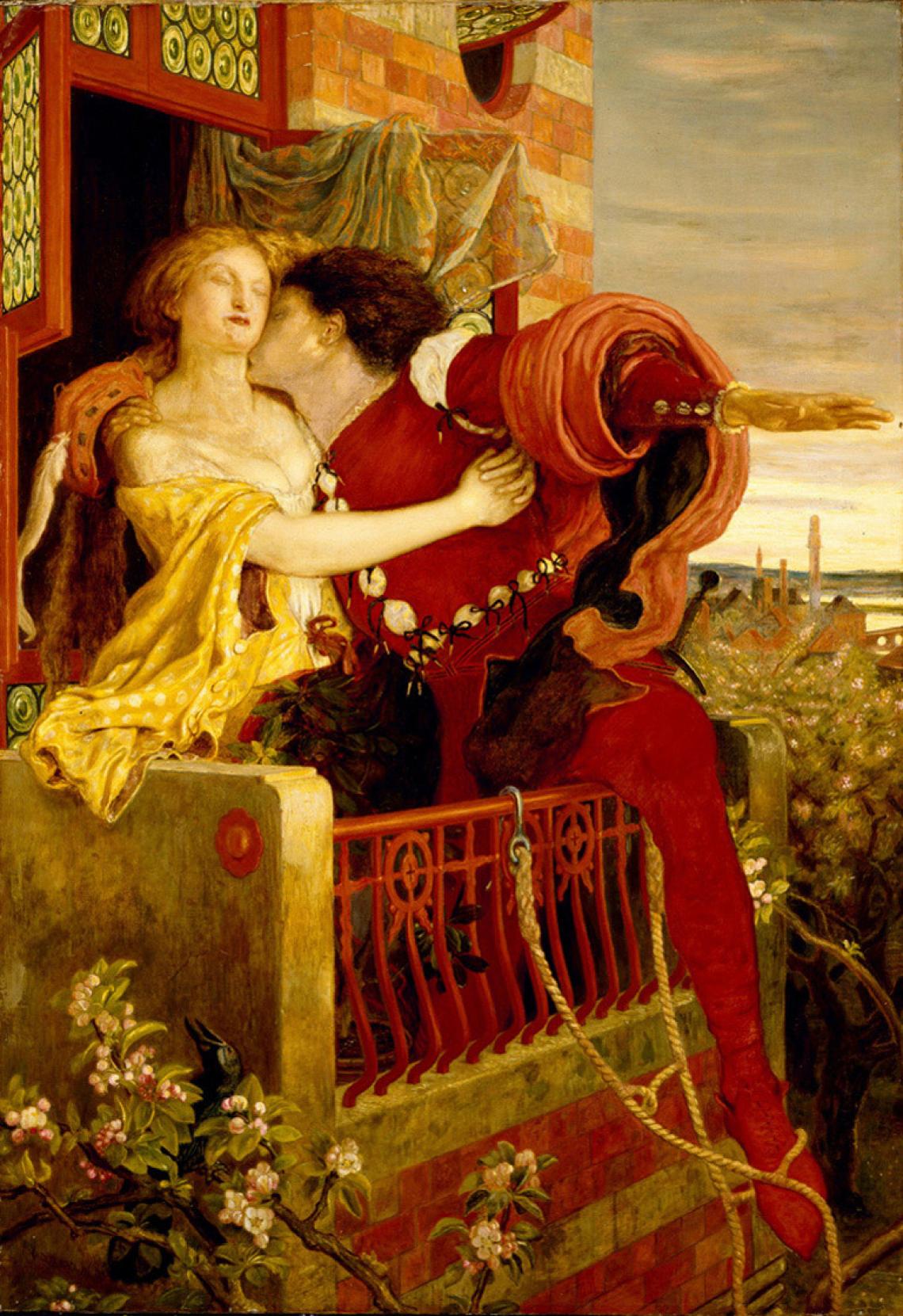 Ford Madox Brown's "Romeo and Juliet"  