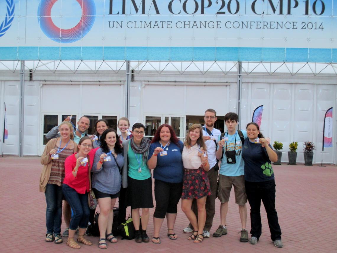 The Sierra student coalition COP20 delegation in Peru in 2014 The Sierra student coalition COP20 delegation in Peru in 2014