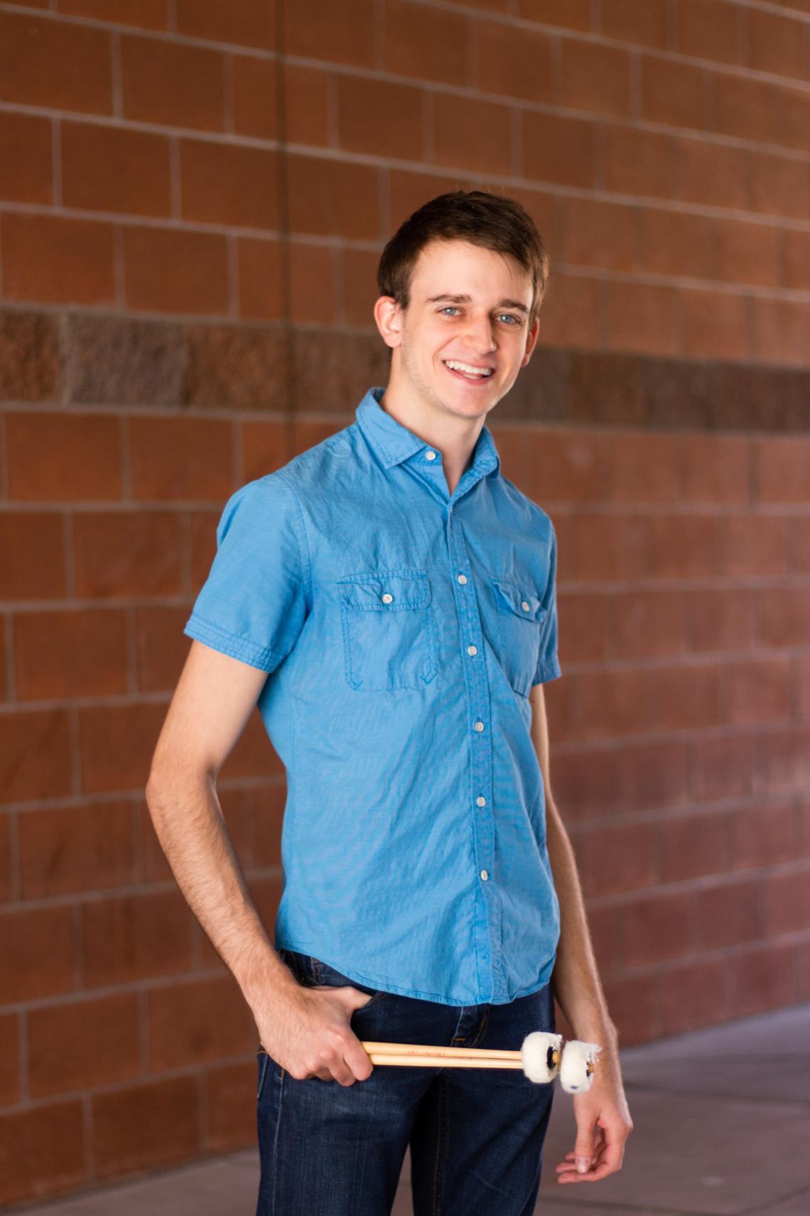 Trevor Cameron Barroero is completing his final year at the UA. As a National Student Exchange Scholar, he spent the past two years at the University of Georgia studying with Timothy K. Adams Jr., former timpanist of the Pittsburgh Symphony, and Kimberly Trevor Cameron Barroero is completing his final year at the UA. As a National Student Exchange Scholar, he spent the past two years at the University of Georgia studying with Timothy K. Adams Jr., former timpanist of the Pittsburgh Symphony, and Kimberly