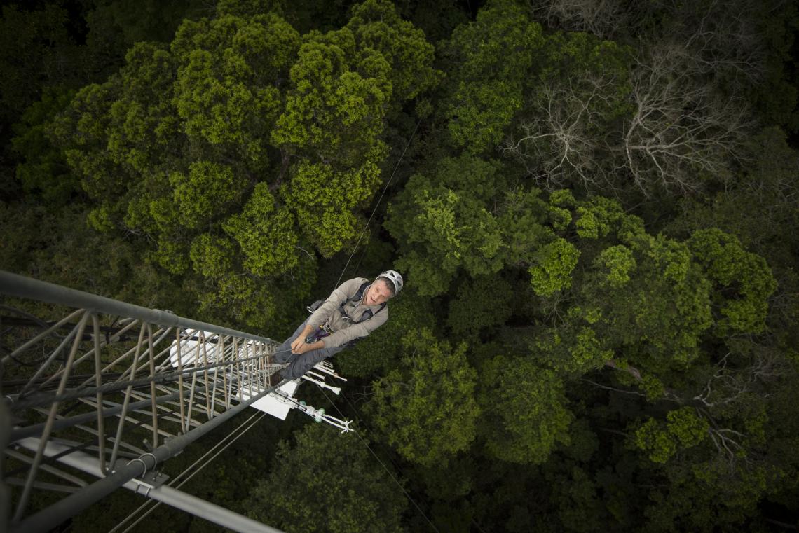 Neill Prohaska, a UA doctoral student in the Department of Ecology and Evolutionary Biology, studies the Amazon with Scott Saleska, an associate professor in the department, and other researchers. As increases in global temperatures unleash ecological and Neill Prohaska, a UA doctoral student in the Department of Ecology and Evolutionary Biology, studies the Amazon with Scott Saleska, an associate professor in the department, and other researchers. As increases in global temperatures unleash ecological and