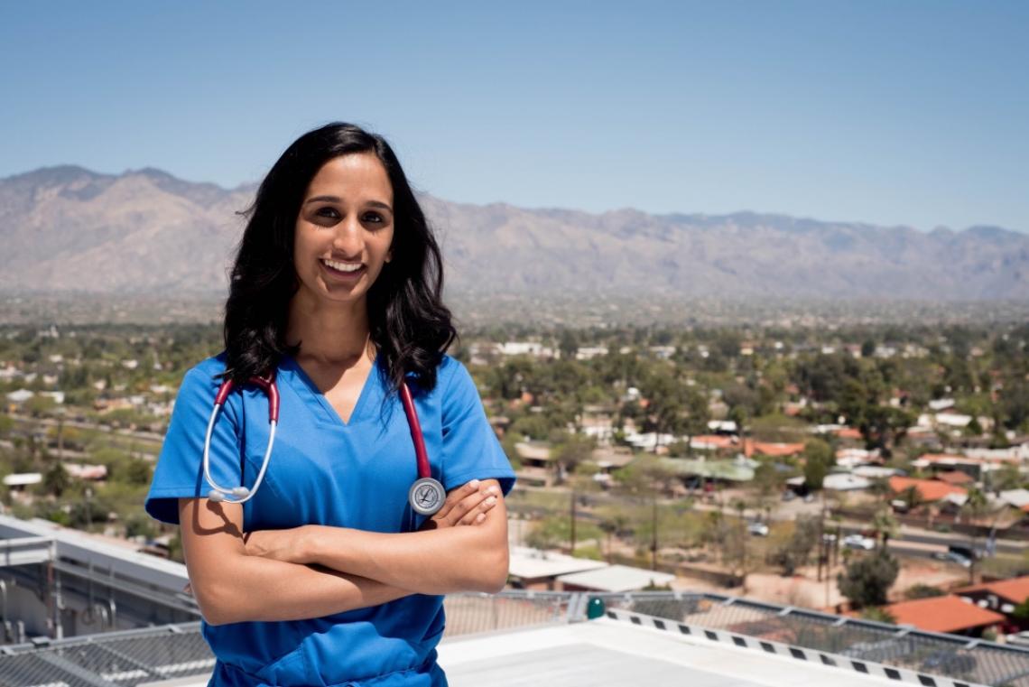 "A big part of why we even wanted to be in medical school is because of our passion to serve our community," said medical student Ashwini Kaveti. "A big part of why we even wanted to be in medical school is because of our passion to serve our community," said medical student Ashwini Kaveti.