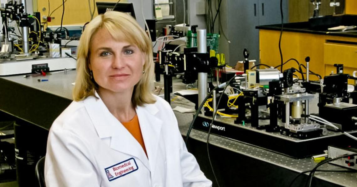 Jennifer Barton: "Effective screening for early detection is a compelling problem and a fantastic technical challenge because there's no perfect solution today." Jennifer Barton: "Effective screening for early detection is a compelling problem and a fantastic technical challenge because there's no perfect solution today."