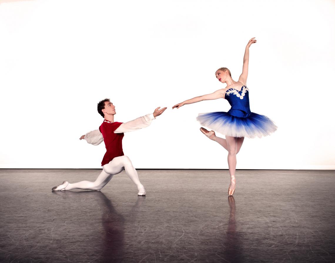 UA Dance Ensemble members Maxwell Foster and Lydia Marbach. UA Dance Ensemble members Maxwell Foster and Lydia Marbach.