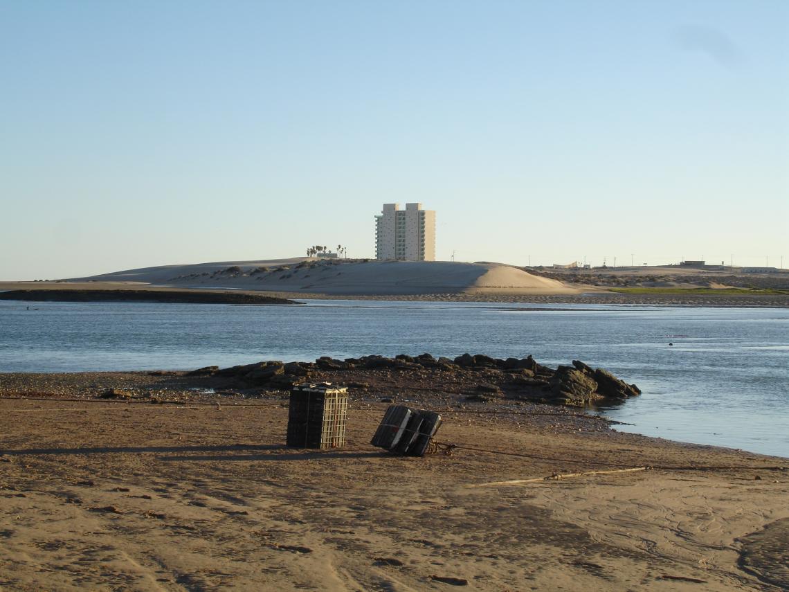 With desalination, Morua Estuary in Sonora, Mexico, is likely to be built out with more hotels and tourism growth.