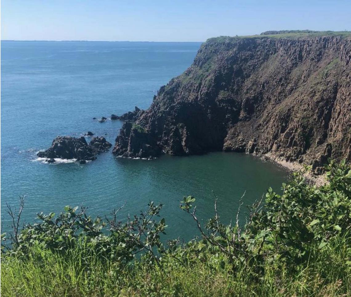 Kim Bussing's post on Grand Manan Island focused on the role of women in its past and current culture, writing, "This is an island built by women." Kim Bussing's post on Grand Manan Island focused on the role of women in its past and current culture, writing, "This is an island built by women."