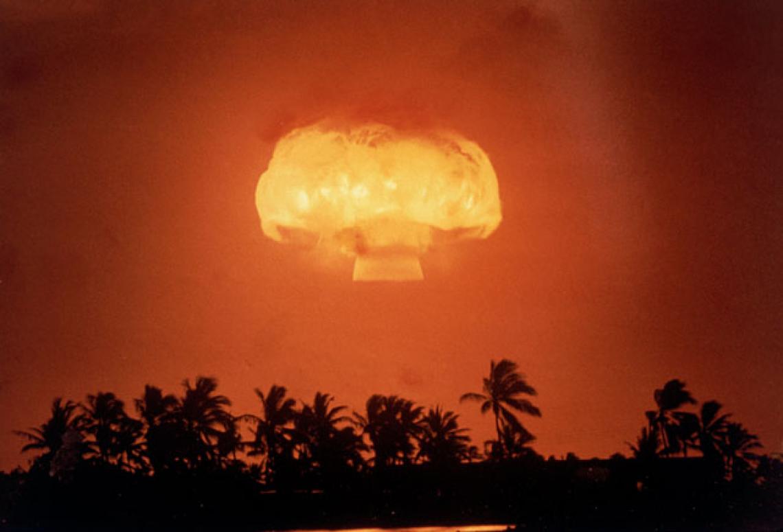 Between 1945 and 1963, hundreds of above-ground nuclear blasts took place around the world.