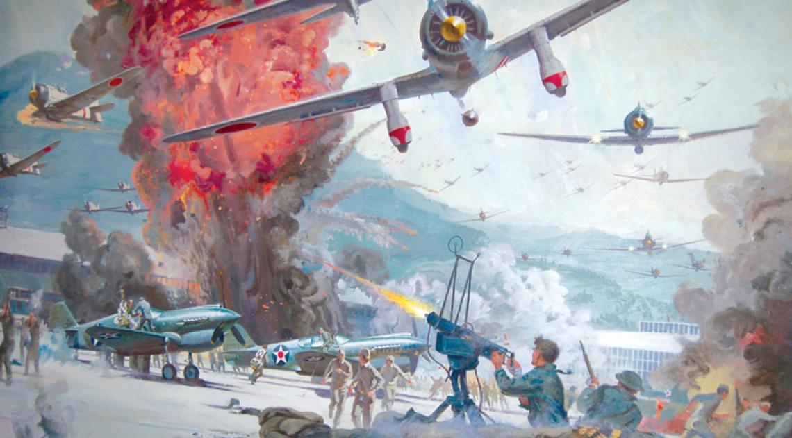 A conceptual painting by Robert McCall for the film "Tora! Tora! Tora!" A conceptual painting by Robert McCall for the film "Tora! Tora! Tora!"
