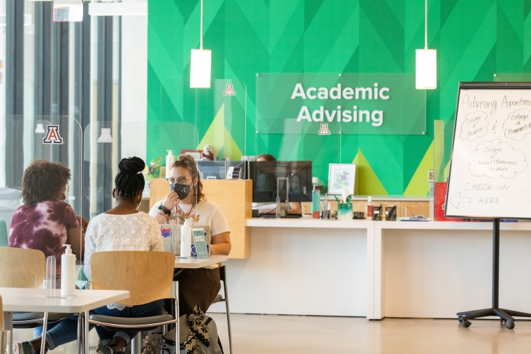The Bartlett Academic Success Center advising area