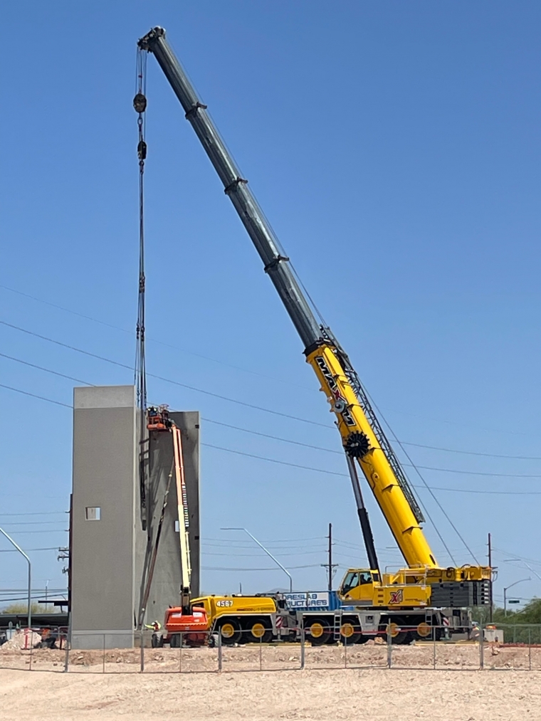 Construction of the Mission Integration Lab is underway at the University of Arizona Tech Park at The Bridges