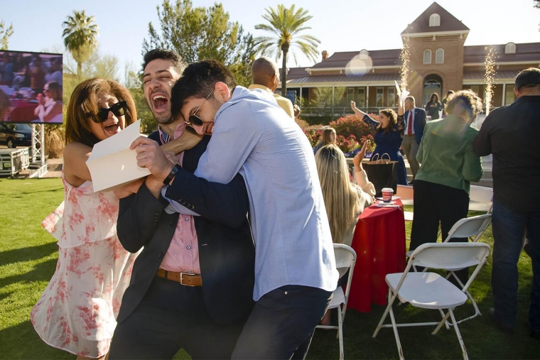 people hugging