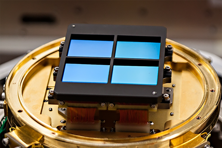 NIRCam sensor array A sensor array for the NIRCam instrument, designed and tested by Marcia Rieke's research group at Steward Observatory.