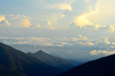Mountains in the distance