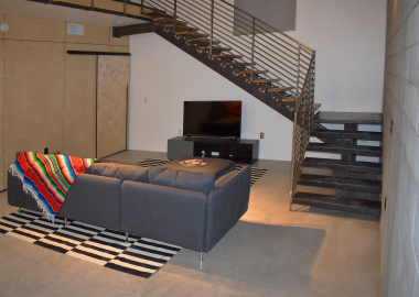 rowhouse living room