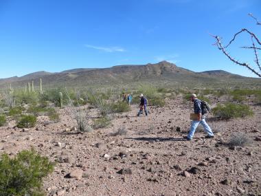 Researchers do an archaeological survey in search of trails to document. Once a trail was found, researchers would trace it as far as it would lead them. Researchers do an archaeological survey in search of trails to document. Once a trail was found, researchers would trace it as far as it would lead them.